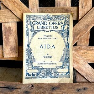 Grand Opera Librettos Libretto Booklet Aida by Verdi (34)